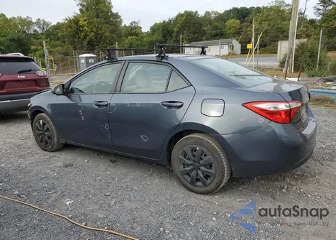 2015 Toyota Corolla L from USA, damaged, VIN 2T1BURHE7FC348183